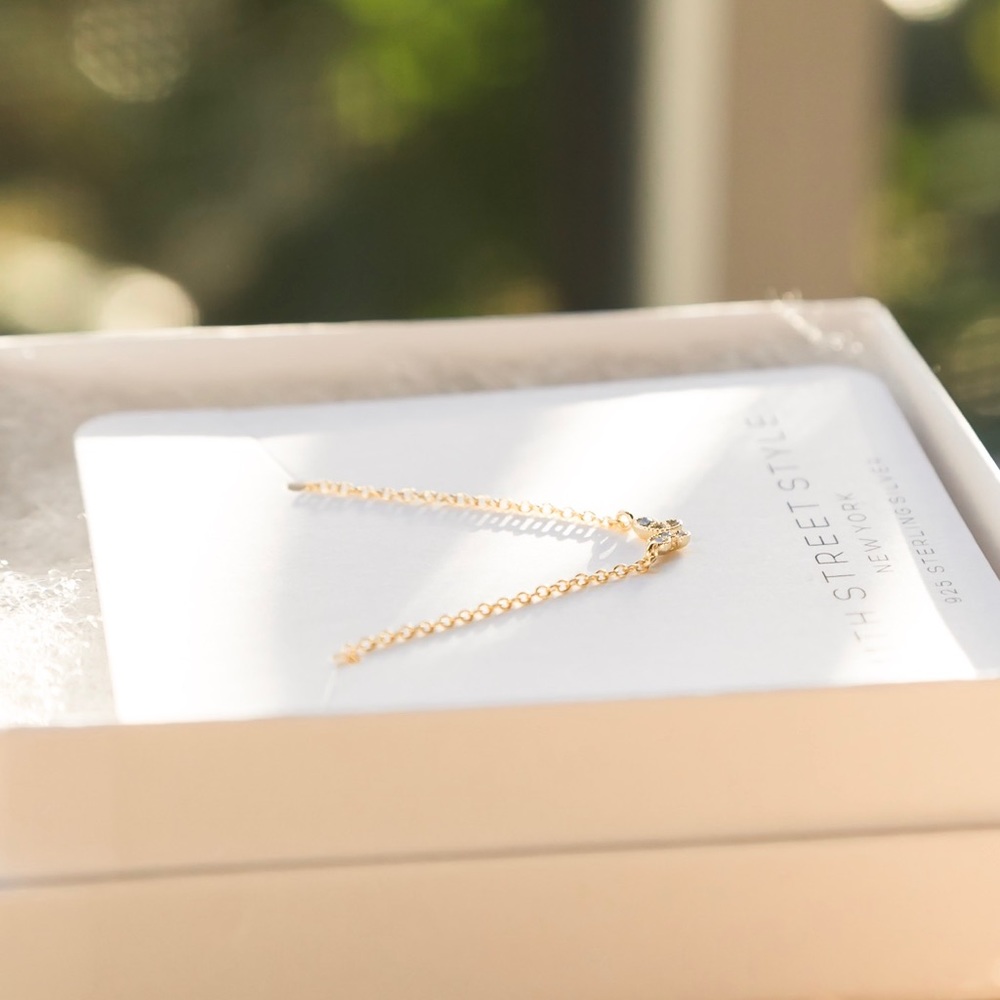 Petite Butterfly Necklace | 14k Gold Plated - Picture 6 of 8